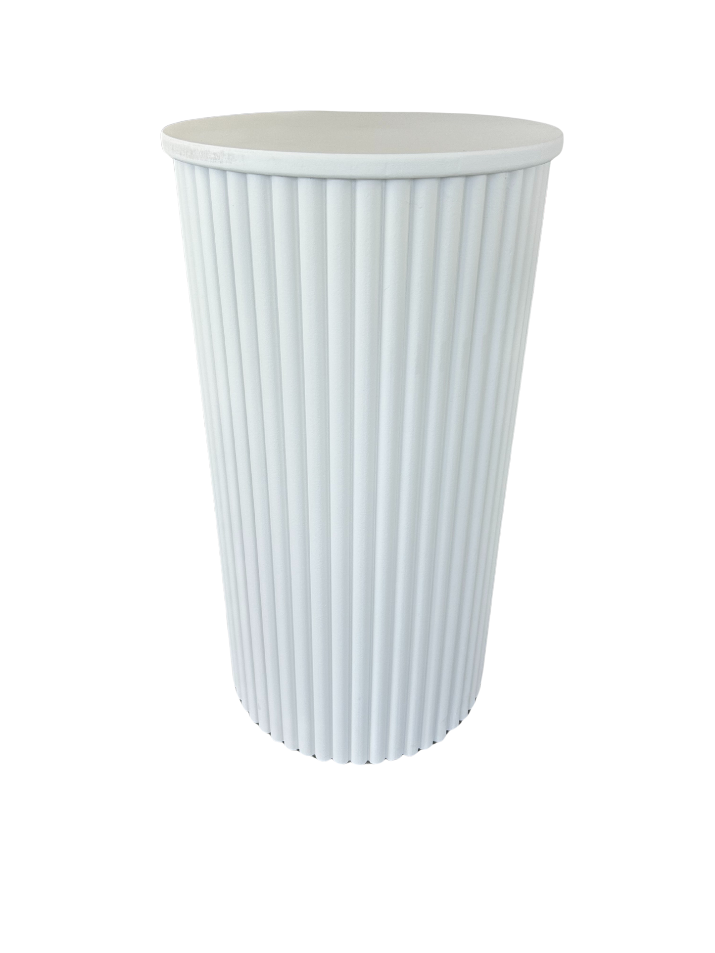 White Ripple Plinth - L
