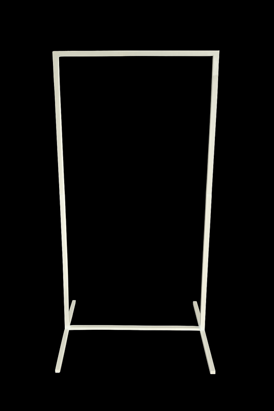 Metal Display Stand - White - Tall