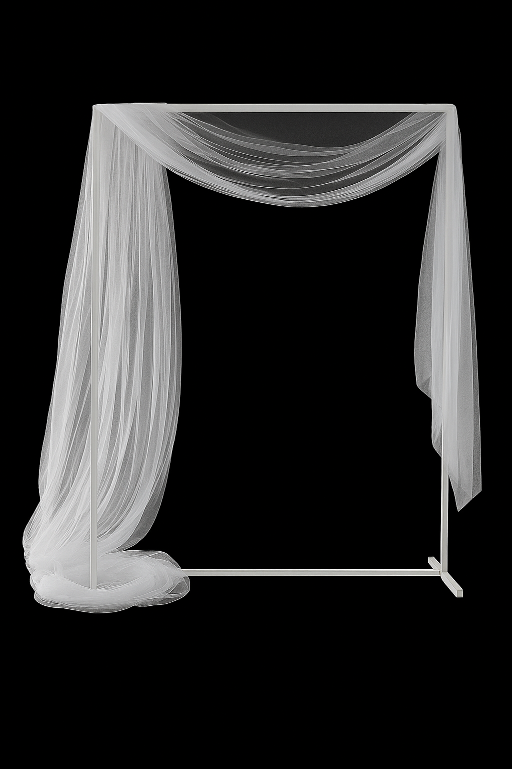 Draping Tulle - White